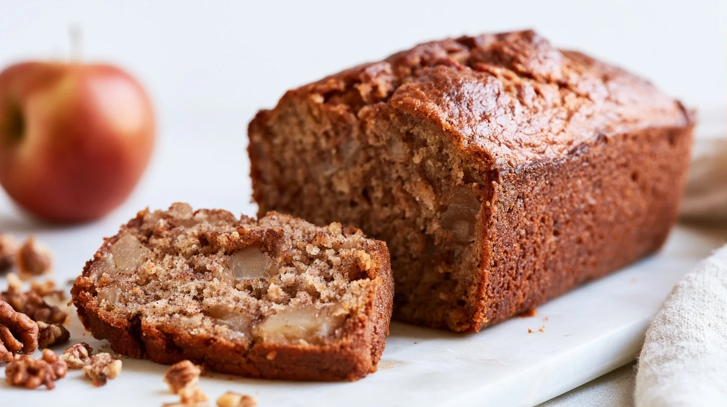The Best Cinnamon Apple Bread with Double Cinnamon Swirl