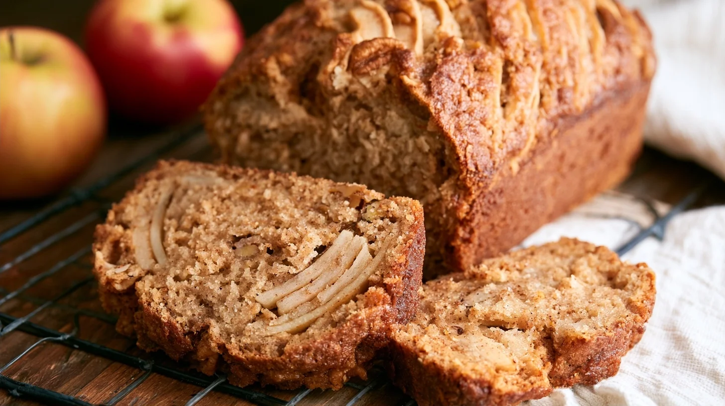 Cinnamon Apple Bread with Double Cinnamon Swirl