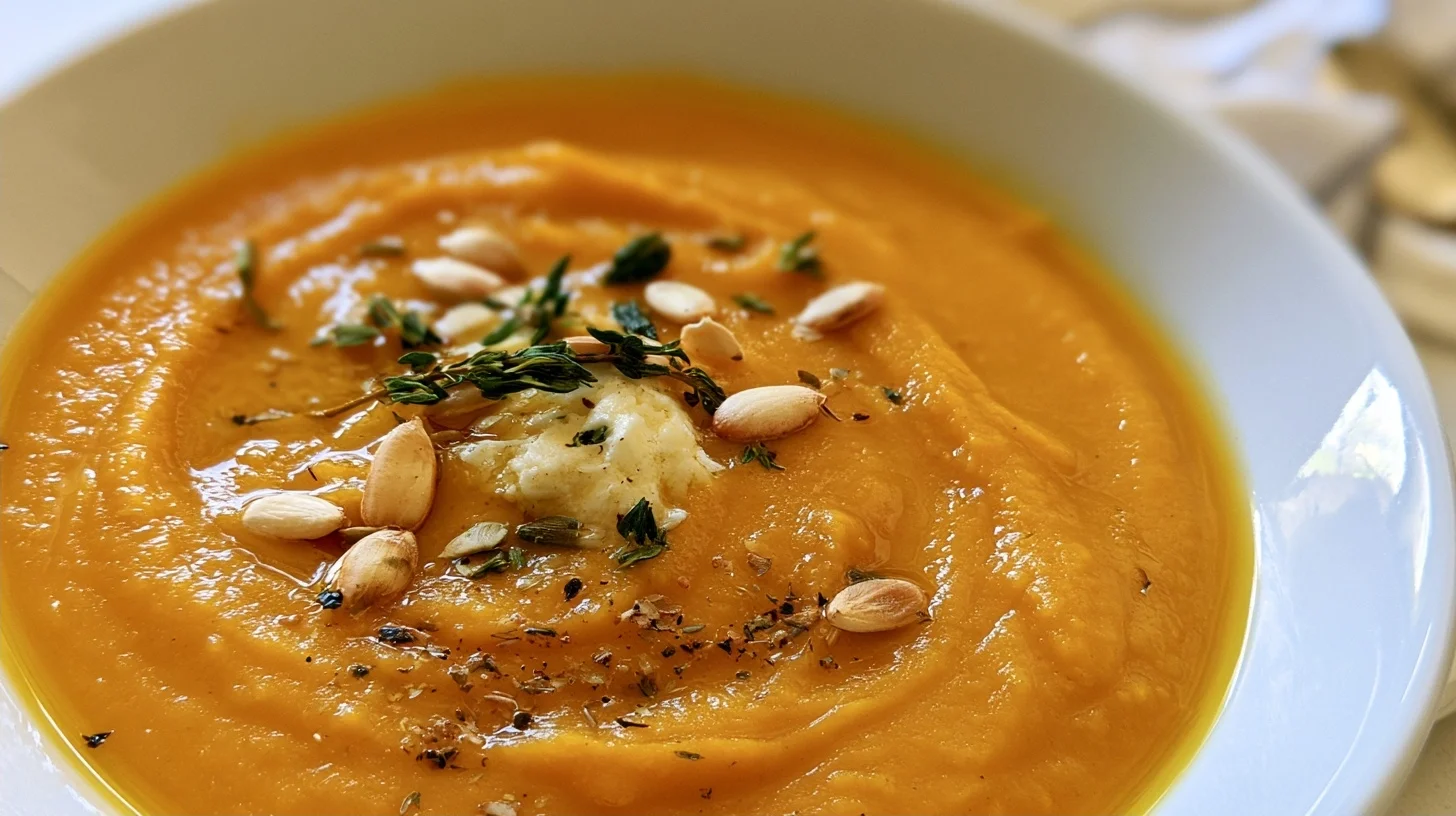 Roasted Apple Pumpkin Soup