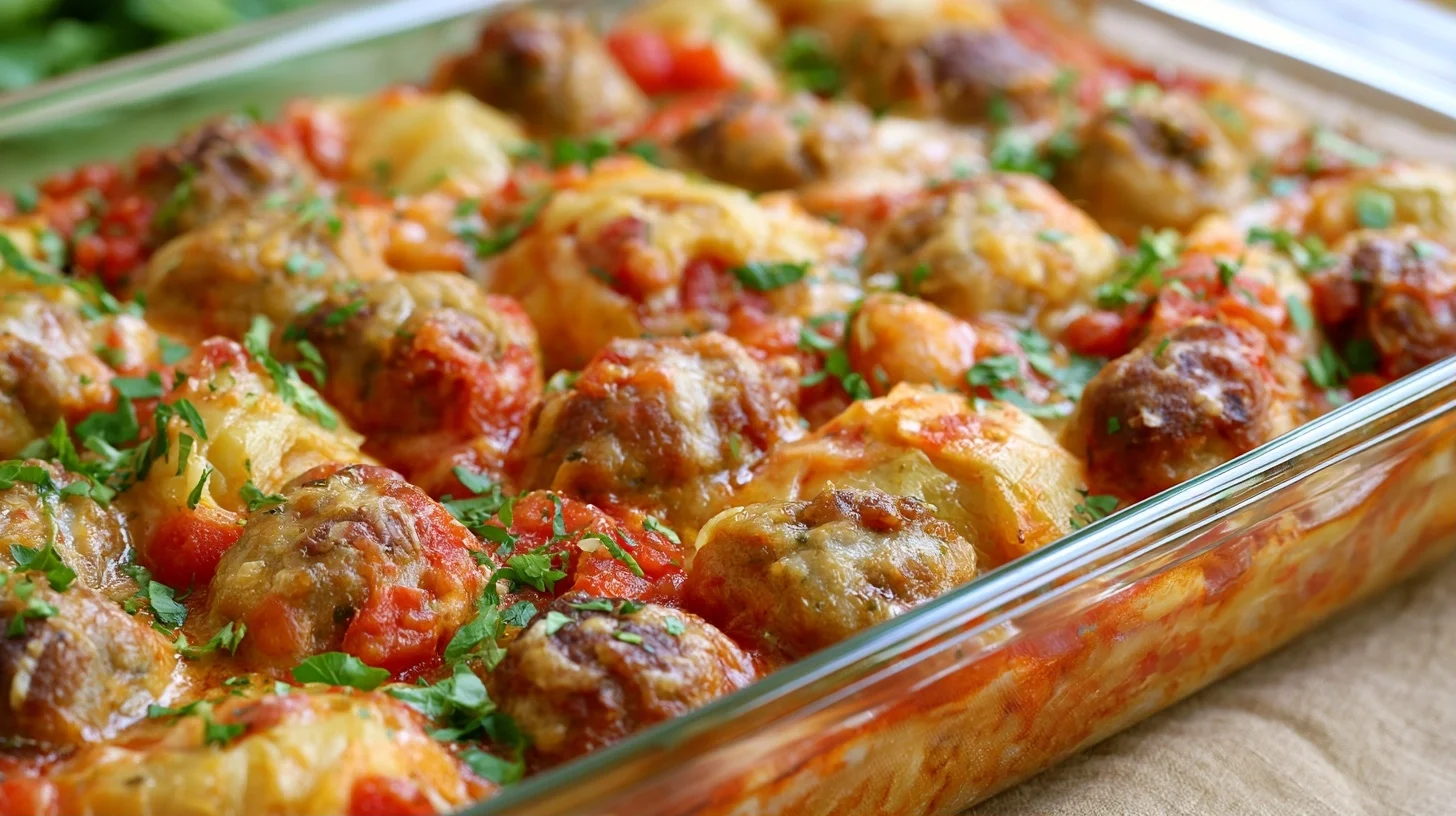 Dump and Bake Meatball Casserole: How to Make it in 45 Minutes