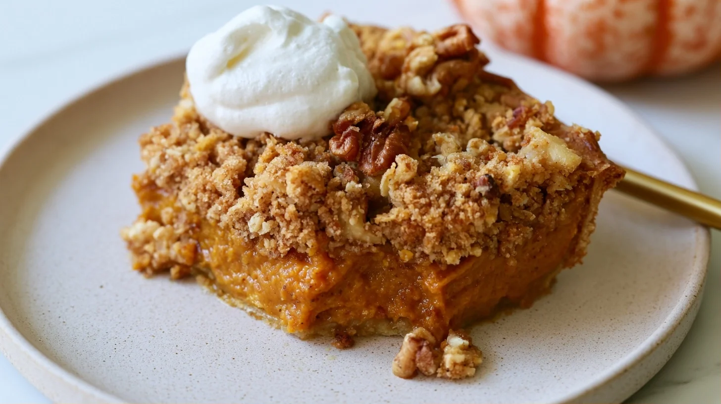 How to Make Pumpkin Pie Crisp with Buttery Streusel Topping