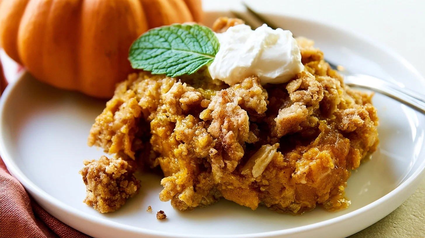 Pumpkin Pie Crisp