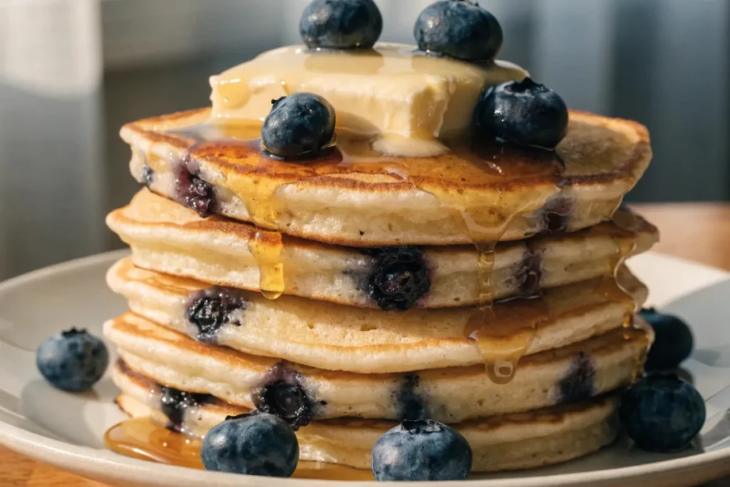 Blueberry Cottage Cheese Pancakes, a
glp1 meal ideas