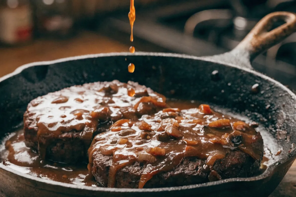 How to Make Smothered Hamburger Steak with Rich Onion Gravy