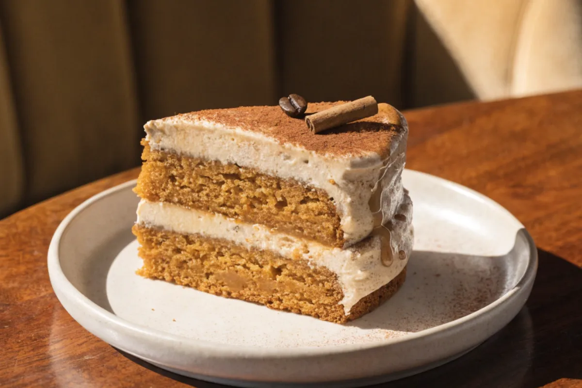 Pumpkin Spice Latte Cake with Coffee Cream Cheese Frosting: Easy and Simple