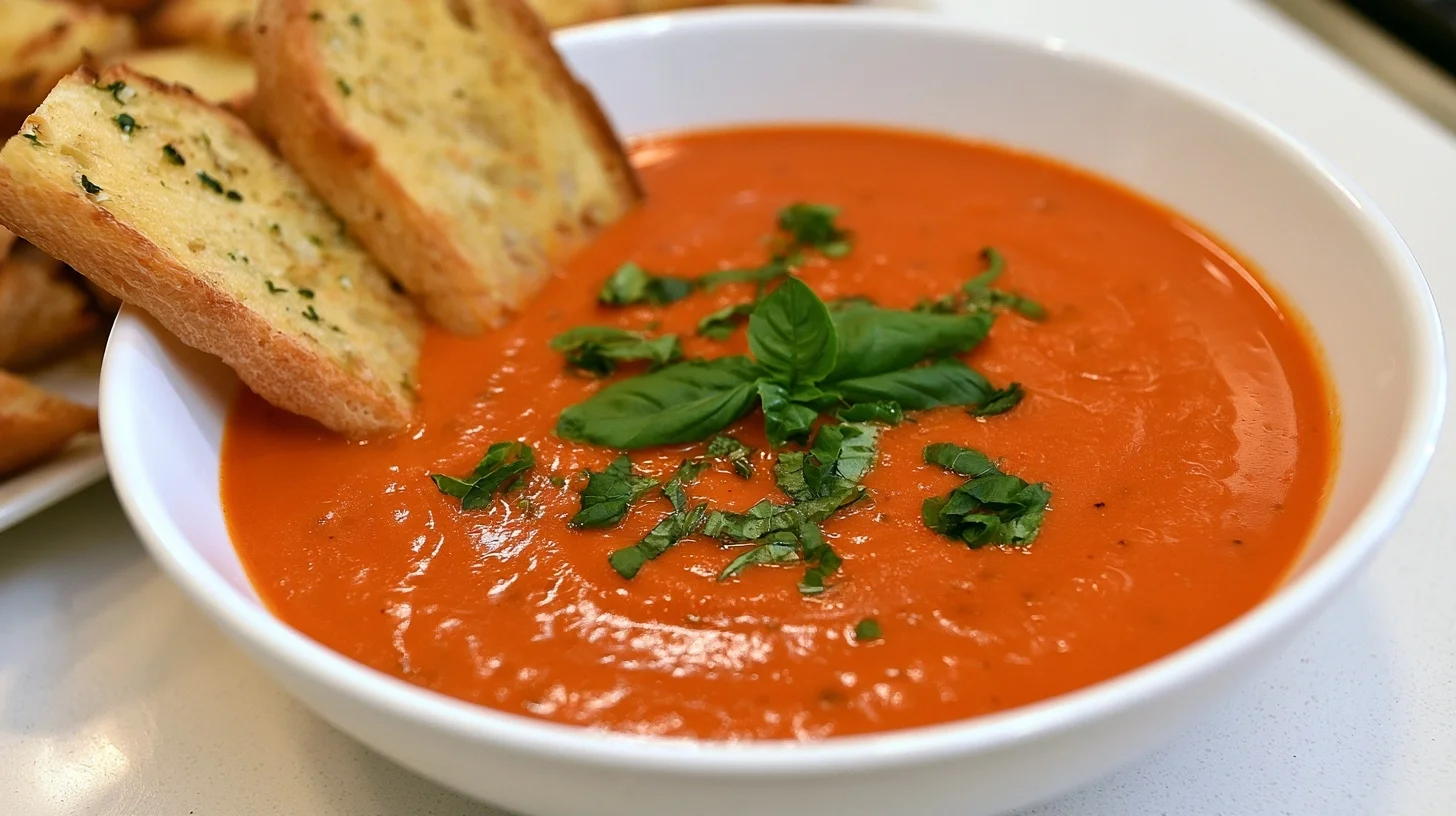 Roasted Garlic Tomato Soup That’s Ready in Under an Hour