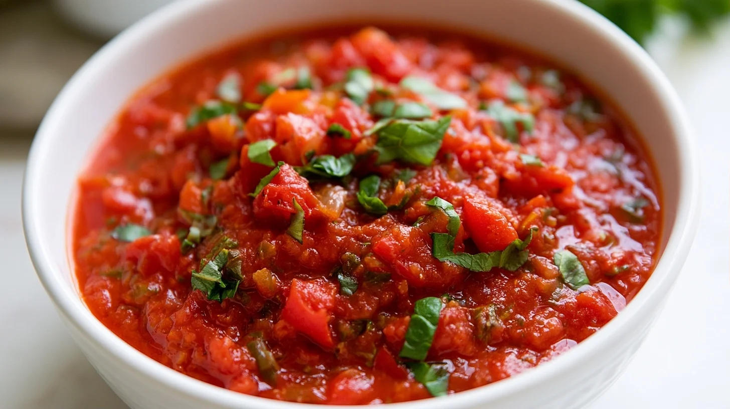 Rich Marinara Sauce Recipe for Pasta and Pizza