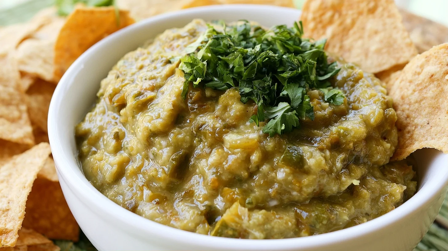 The Best Hatch Chili Salsa Recipe with Roasted Green Chiles