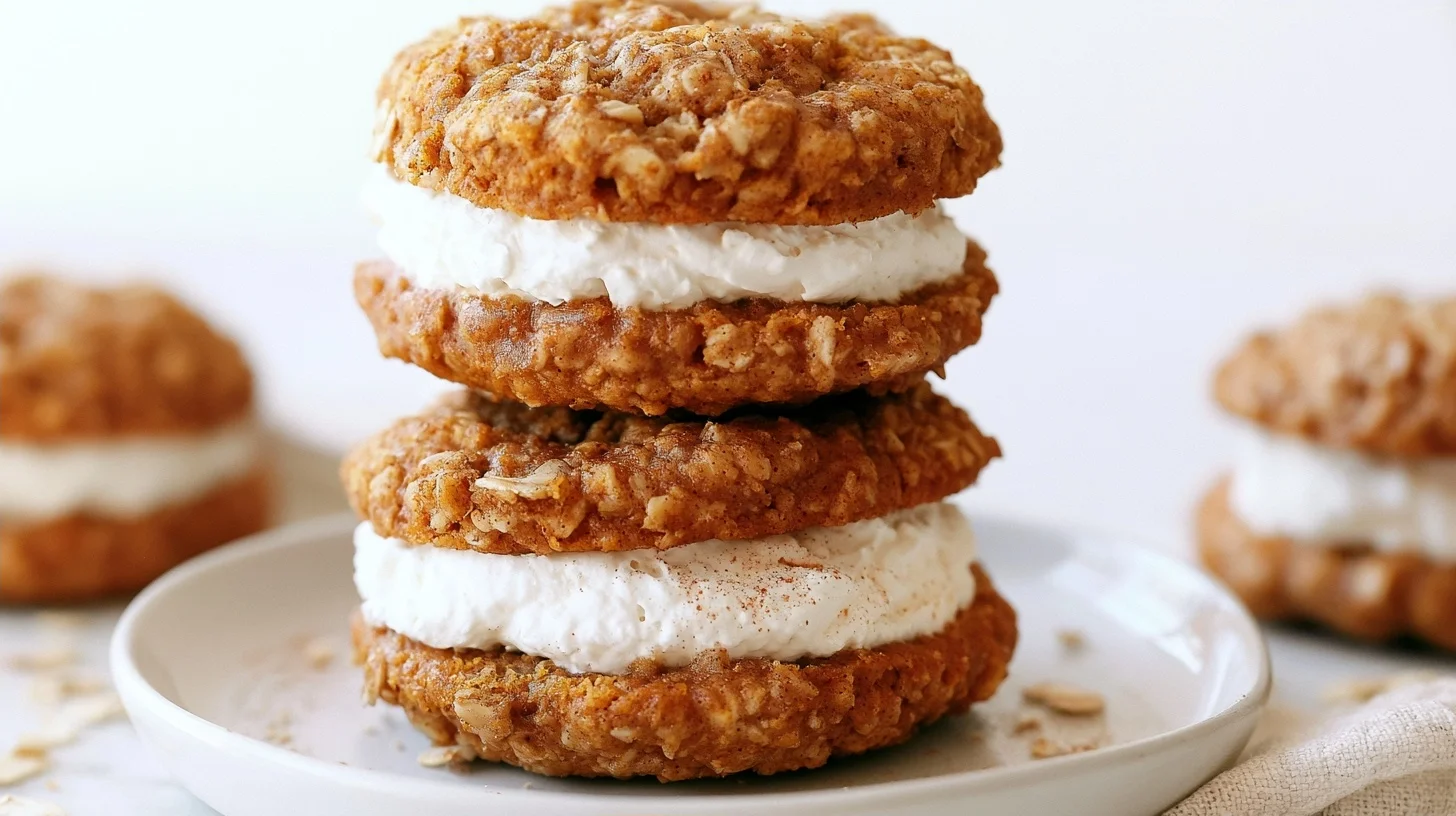 Pumpkin Oatmeal Cream Pie