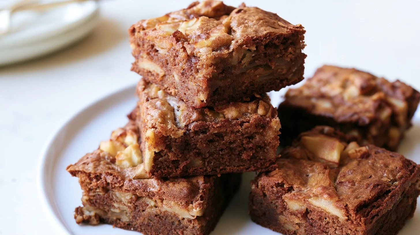 Apple Brownies Recipe: The Best Autumn Bars with Fresh Fruit