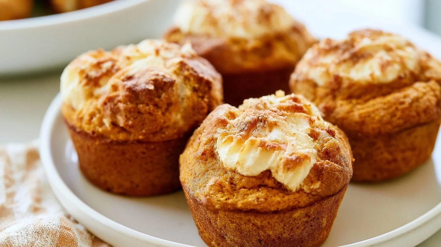Pumpkin Cream Cheese Muffins