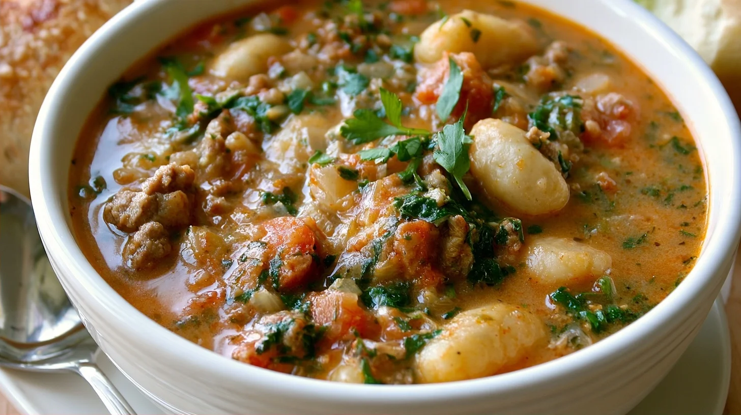 Sausage Gnocchi Soup