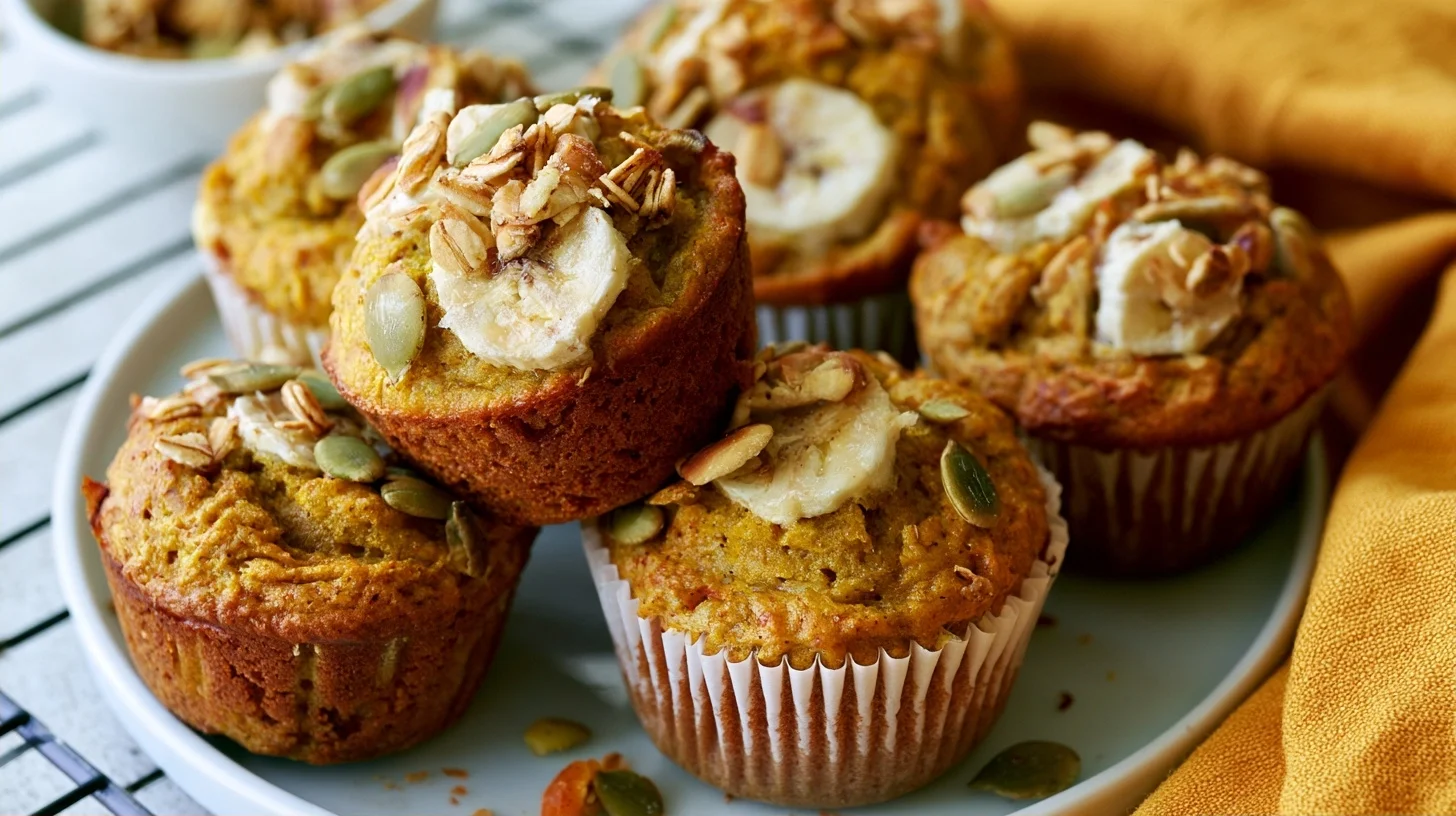 Pumpkin Banana Muffins