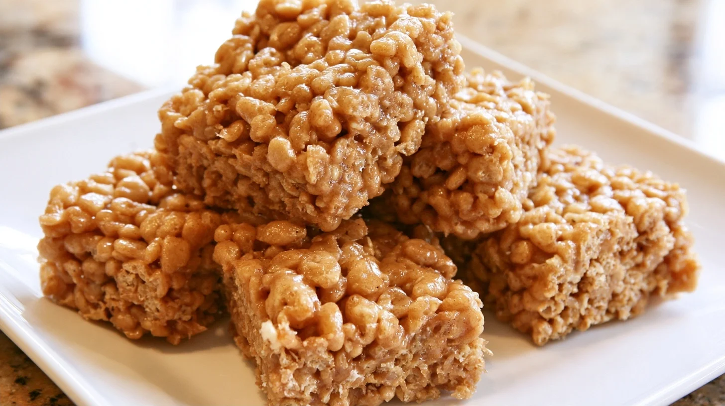 Gingerbread Rice Krispie Treats