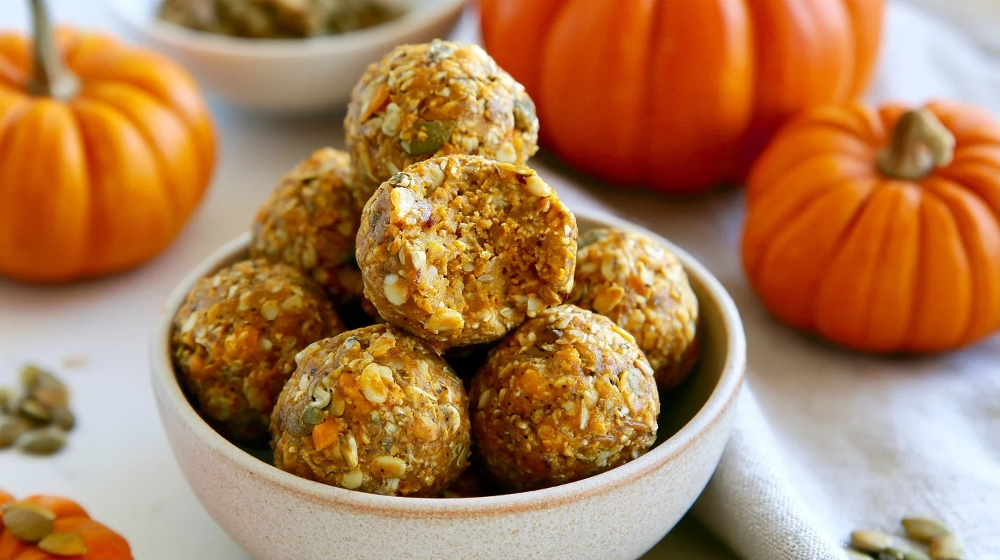 The Best Pumpkin Protein Balls: Easy, No Bake, 10 Minutes