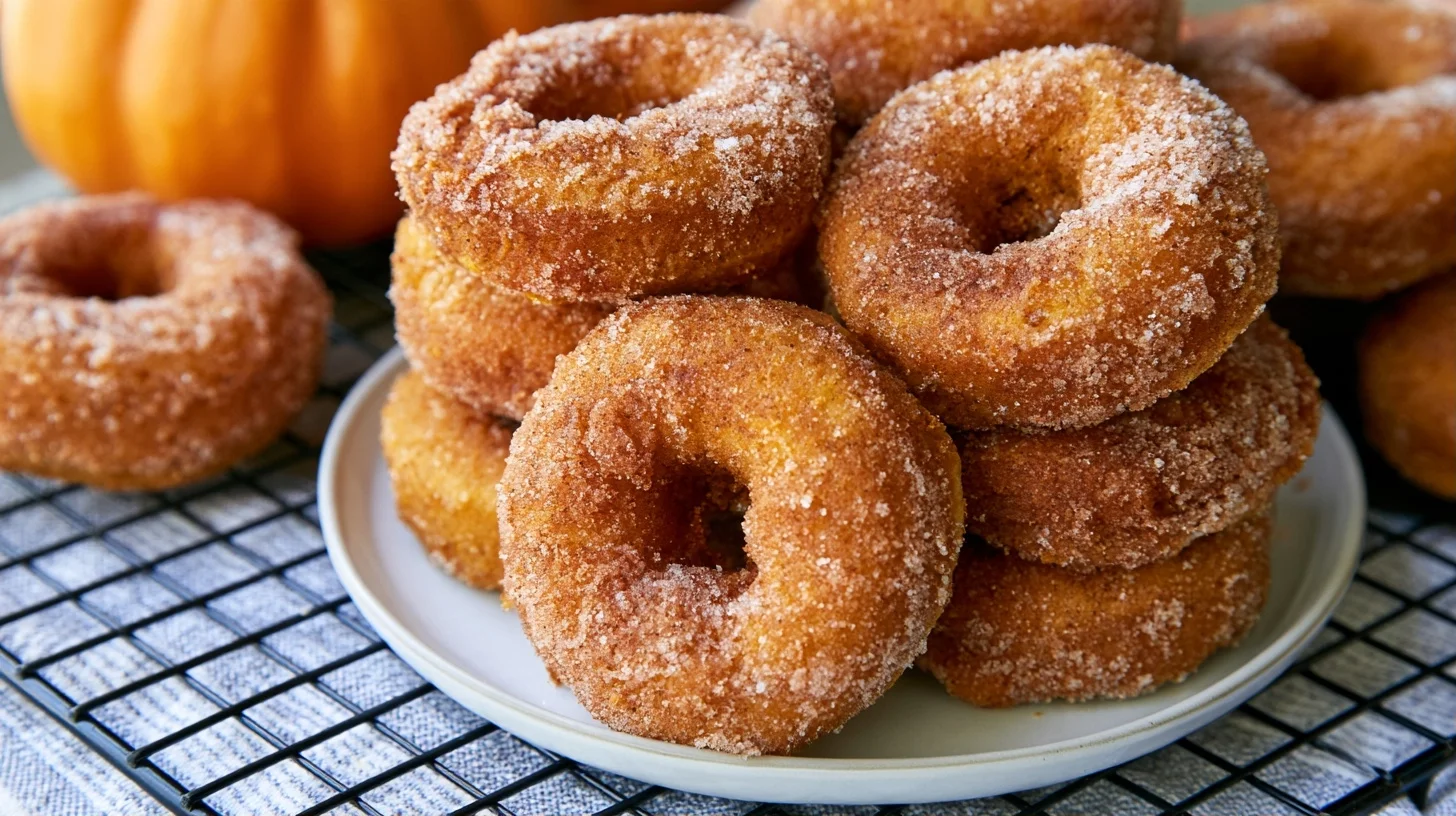 How to Make Pumpkin Donuts Recipe with Glaze
