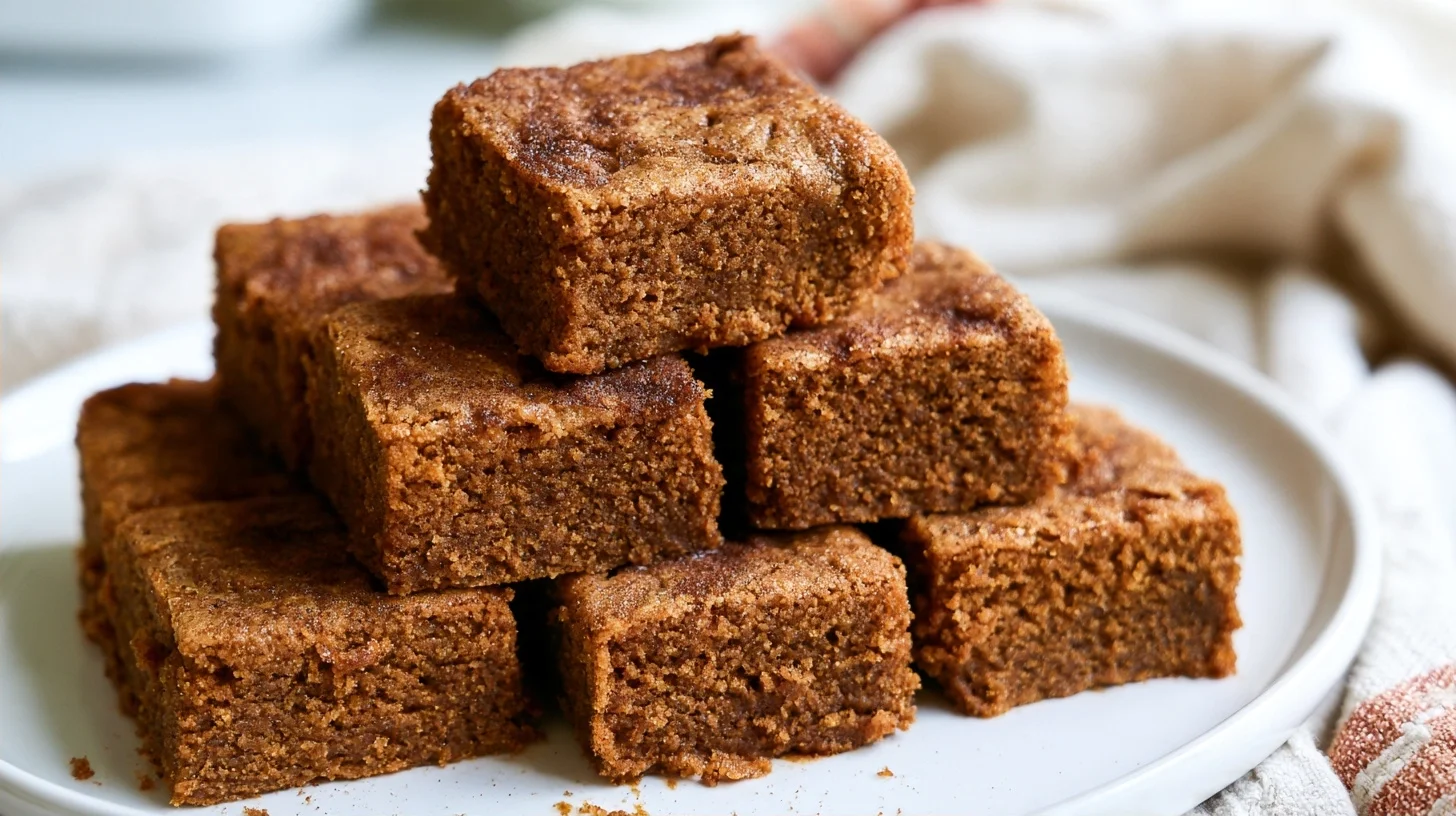 Pumpkin Snickerdoodle Brownies