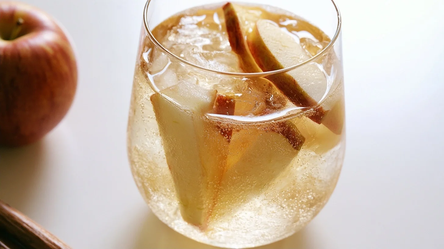 Korean Apple Tea with Ginger and Cinnamon