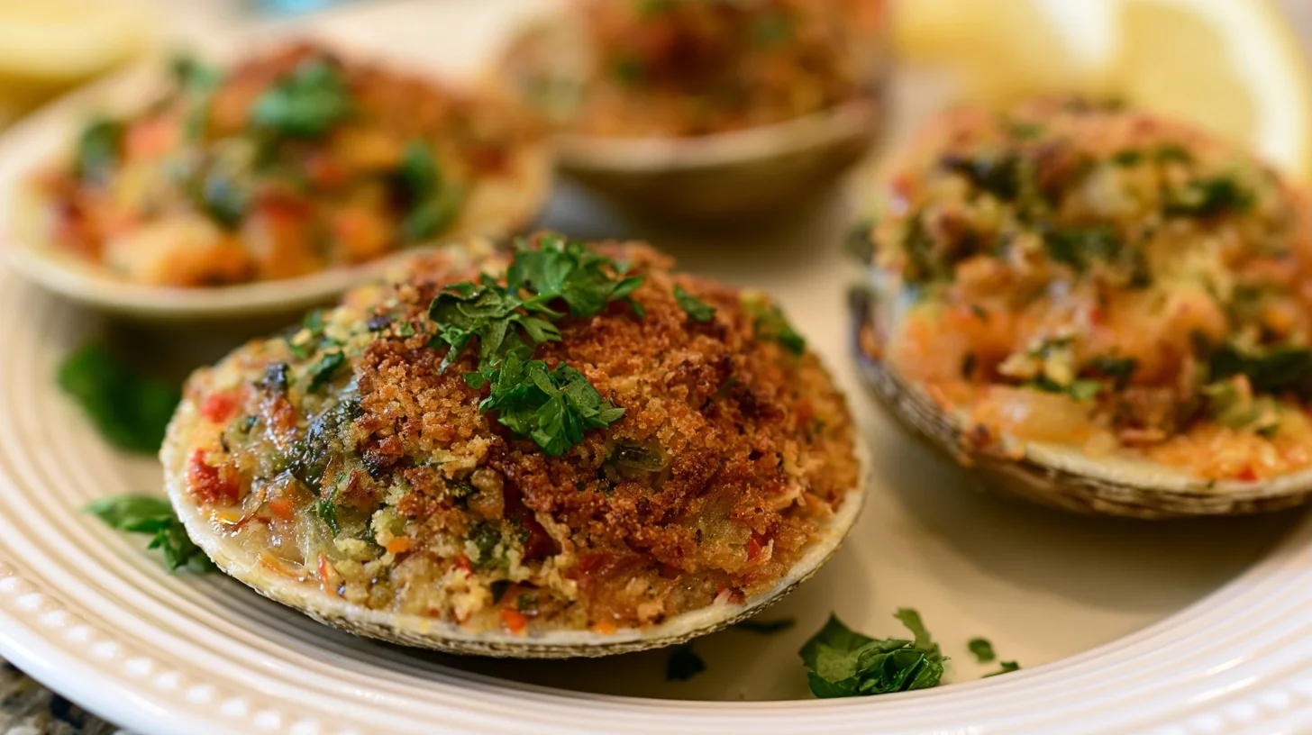 The Best Stuffed Clams Recipe with Crispy Breadcrumb Topping