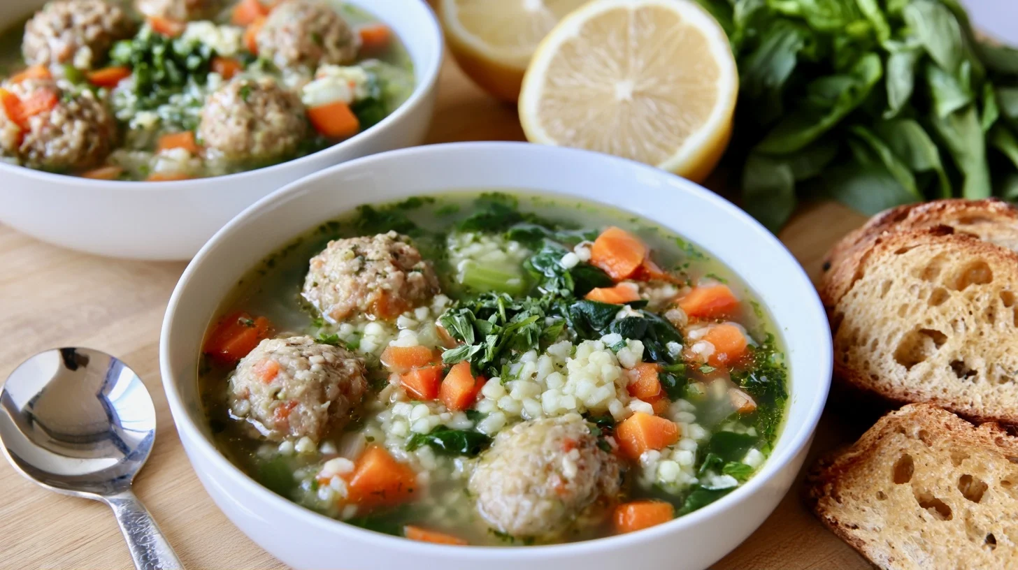 How to Make Italian Wedding Soup Recipe with Tender Meatballs