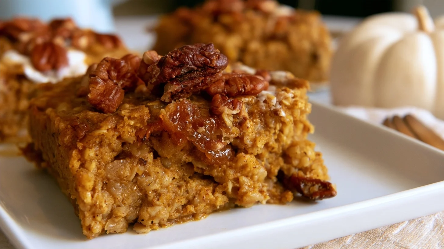 Pumpkin Baked Oatmeal