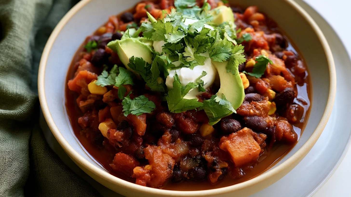 Vegetarian Chili Recipe Ready in Under an Hour