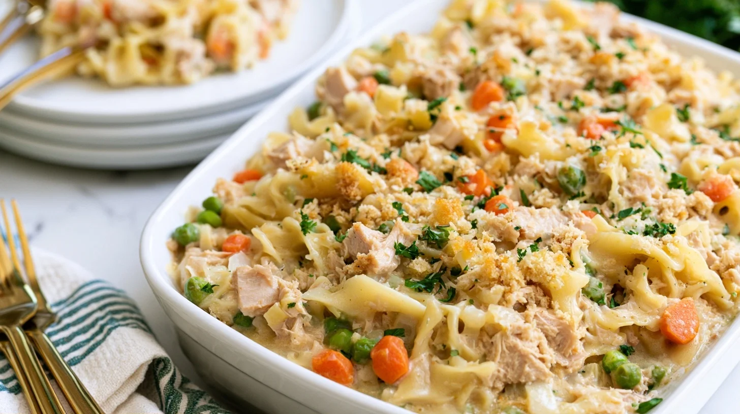 An Easy Tuna Noodle Casserole Recipe Ready in 45 Minutes