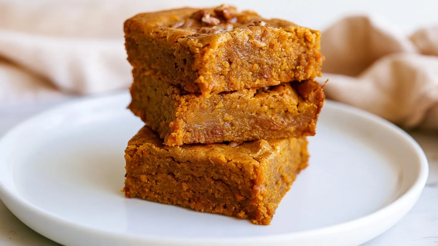 Easy Pumpkin Blondies Recipe With Brown Butter in 35 Minutes