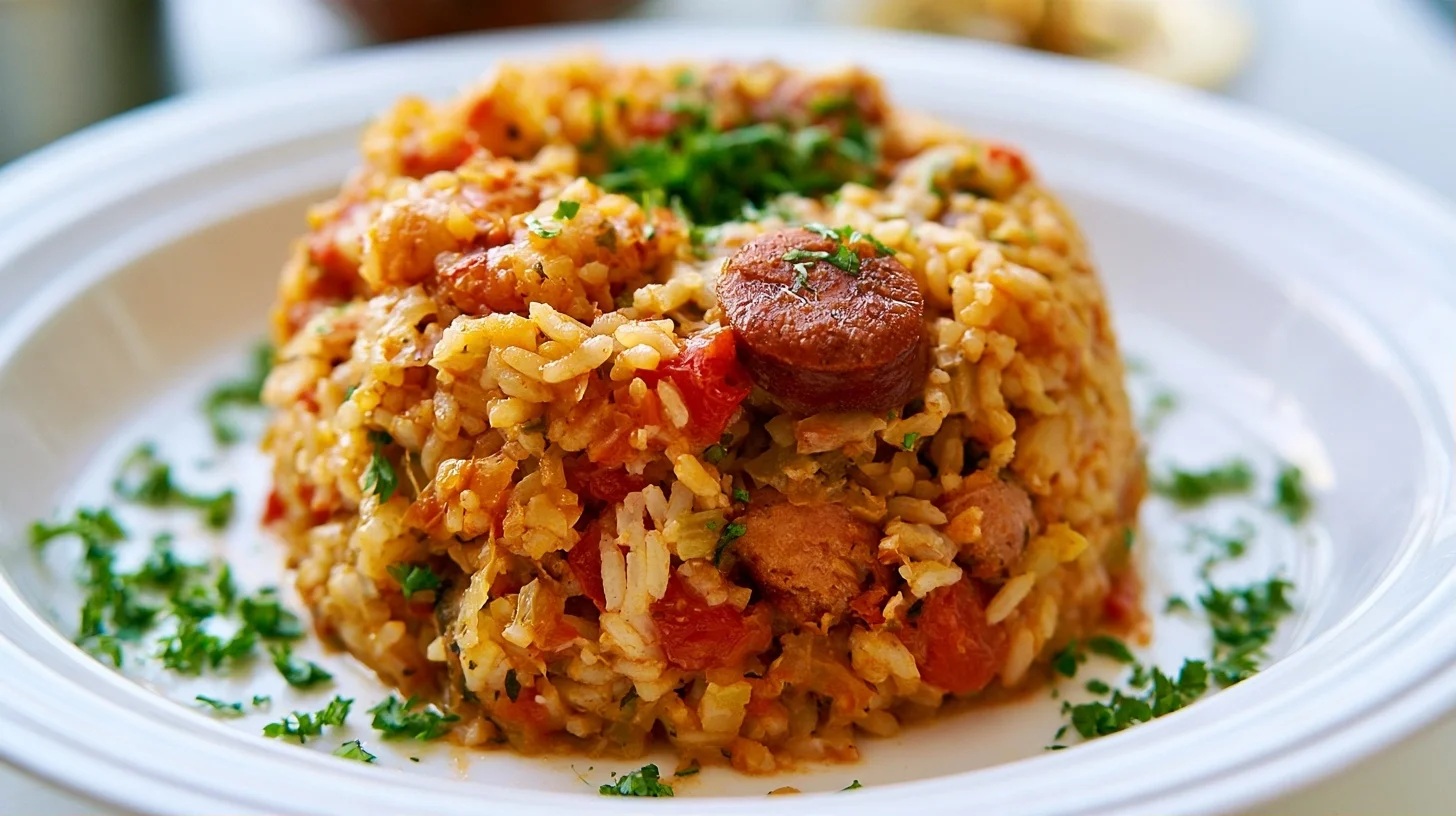 Jambalaya Recipe With Chicken and Sausage in One Pot