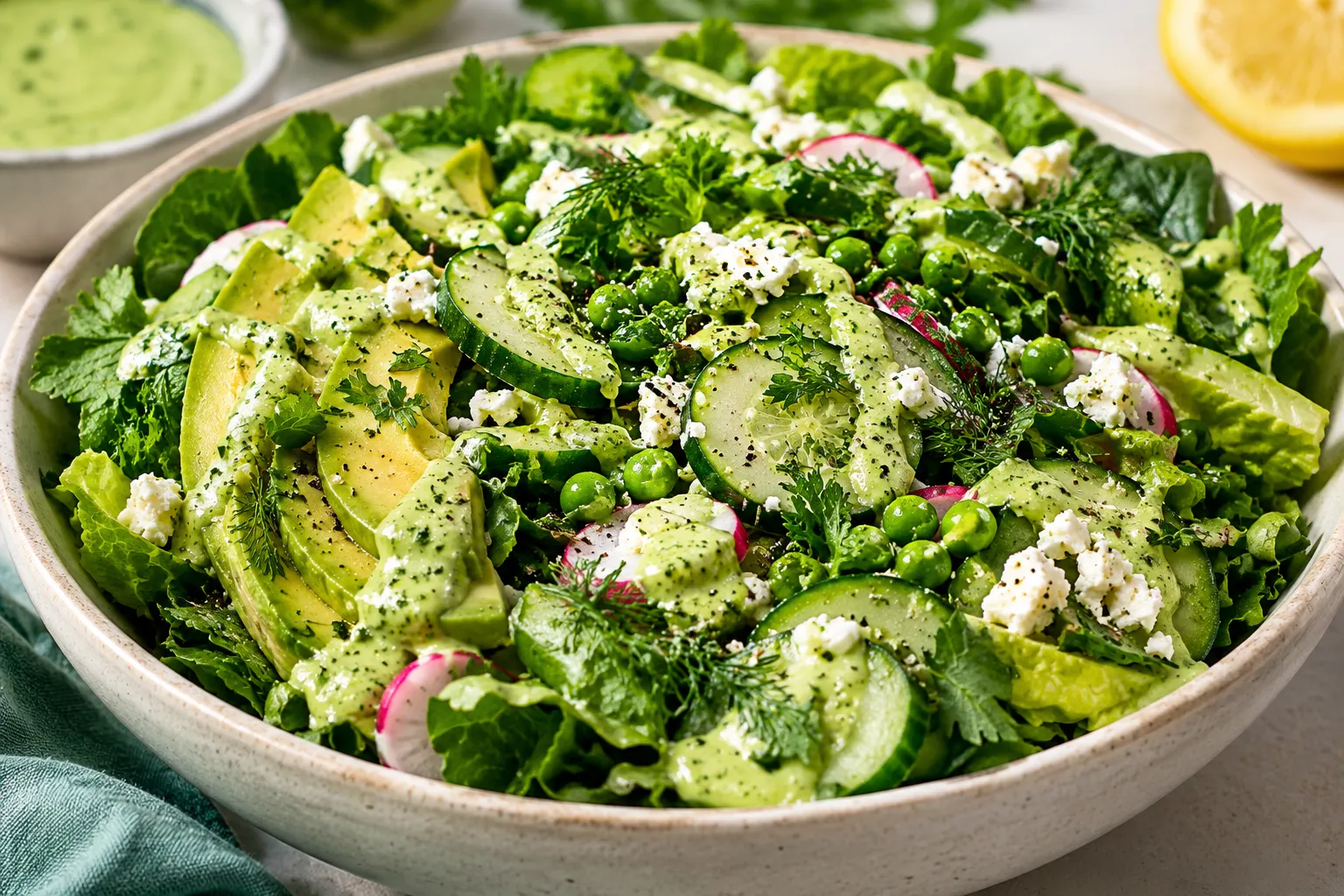 Best Green Goddess Salad Recipe Ready in Just 15 Minutes