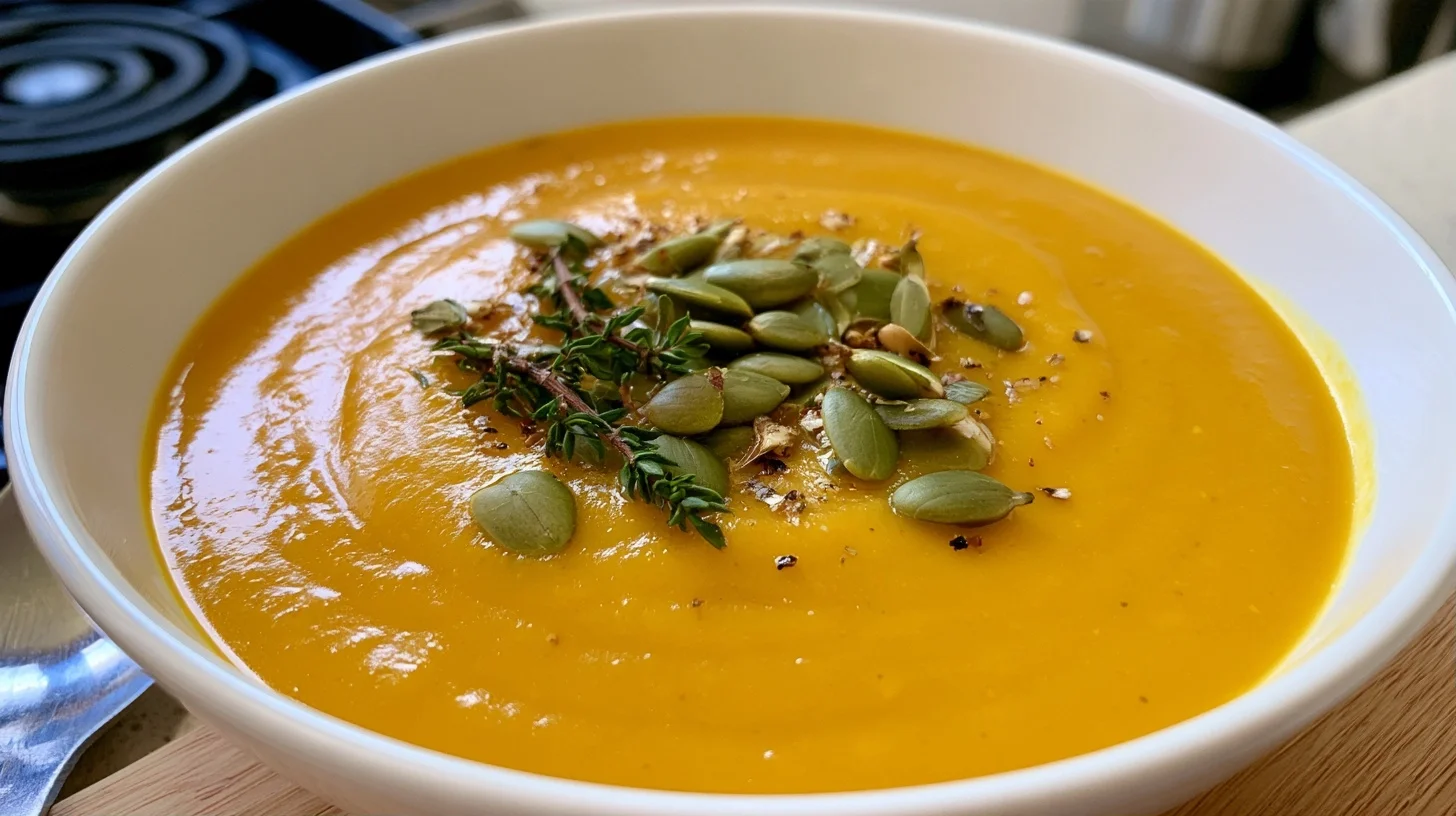 Squash Soup Recipe With Roasted Butternut in 1 Hour