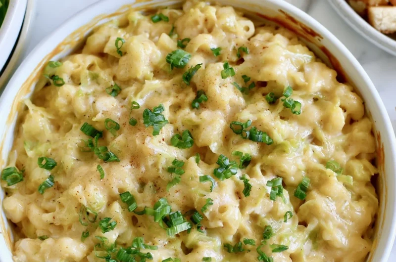 Cabbage Macaroni and Cheese